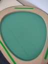 Ver imagem 2 de Trio Espelho Orgânico Decorativo Com Moldura De Couro Cor Dourada