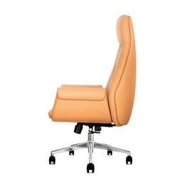 Cadeira Escritório Home Office Presidente Prestige Caramelo Assento Espuma Laminada D28 - 3