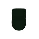 Ver imagem 4 de Poltrona Orgânica Bia Decorativa Redondo Minimalista Contemporâneo Bouclé Verde