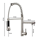 Ver mais imagens de Kit Cuba Dupla Pia Cozinha Gourmet Luxo com Acessórios e Torneira Monocomando Aço Inox Brinovar