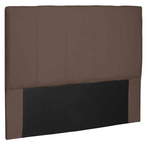 Cabeceira Estofada Cama Box Casal Ravenna 140cm Suede Caramelo - Desk Design