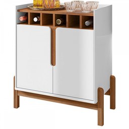 Bar Liz 2 Portas Branco/cedro - Casa D - 1