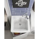 Ver imagem 2 de Tanque com Gabinete para Lavanderia com Pia 7l 38x39cm Branco Celite