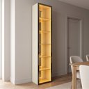 Ver imagem 1 de Cristaleira 1 Porta 38cm com Espelho e LED
