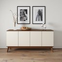 Ver imagem 1 de Balcão, Buffet, Balcão 4 Portas, Buffet 4 Portas, Buffet de Madeira Maciça, Armário