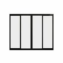 Ver imagem 1 de Janela de Correr 4 Folhas S/ Grade Aluminio Preto 1.00 X 1.50 Linha Modular - Hale