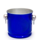 Ver imagem 1 de Balde de Gelo e Cerveja Térmico em Alumínio 12L Grande - Azul Royal