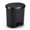 Lixeira 6l Rattan Preto Ref.052/p Nitron - 1