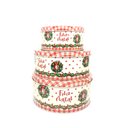 Ver imagem 3 de Jogo Latas de Natal Potes Decorados 3 Tamanhos - Master Christmas