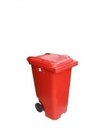 Ver imagem 2 de Lixeira Contentor Plastico Tipo Gari 240 Litros Cor:vermelho