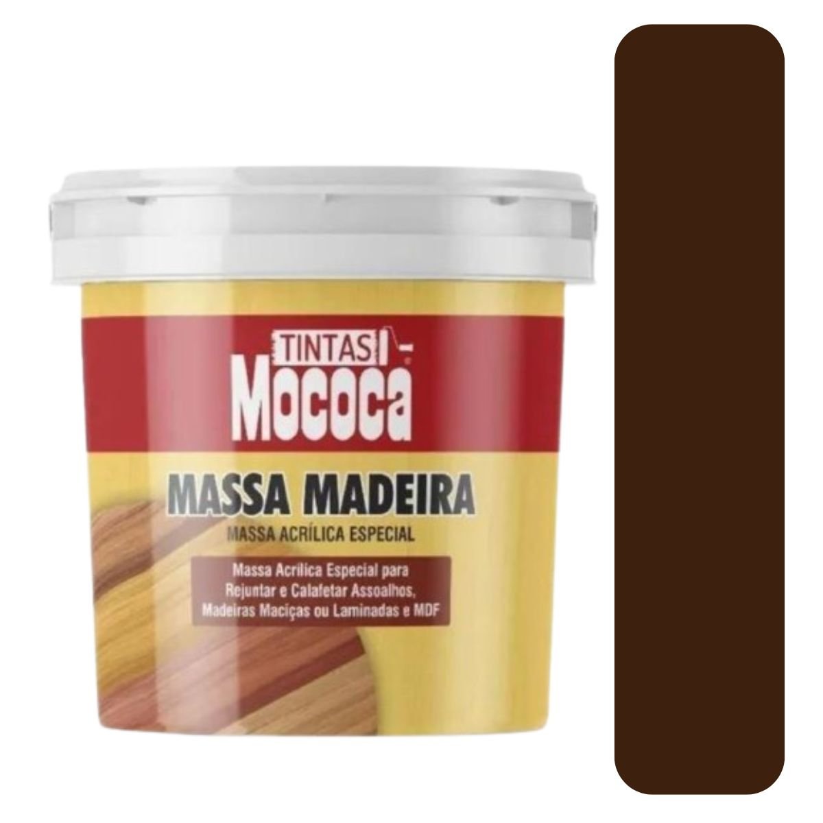 Massa para Madeira Tabaco 350g Maza - 1