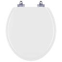 Ver imagem 1 de Tampa de Vaso Sanitário com Amortecedor Convencional Oval Branco para Bacia Celite