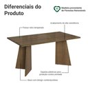 Ver imagem 3 de Mesa de Jantar Retangular Tampo de Vidro 5389 Madesa