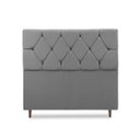 Ver imagem 3 de Cabeceira para Cama Casal Queen Estofada 1,58 ,Mts Zoe Vilajo: Suede Cinza