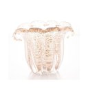 Ver imagem 2 de Vaso de Vidro Italy Dourado 15,5cm X 12cm X 12,5cm