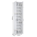 Ver imagem 2 de SAPATEIRA MÓDULO COM PORTAS 20 PARES 100% MDF M504.B (CASA, LOJA) MUNDI MOVEIS