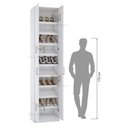 Ver imagem 5 de SAPATEIRA MÓDULO COM PORTAS 20 PARES 100% MDF M504.B (CASA, LOJA) MUNDI MOVEIS