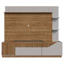 Ver imagem 7 de Estante Painel para Tv 75 Pol 210cm Shay Cinamomo/off B02 - Mpozenato