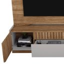 Ver imagem 6 de Estante Painel para Tv 75 Pol 210cm Shay Cinamomo/off B02 - Mpozenato