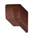 Ver imagem 1 de Kit 10 Tabua de Corte Madeira Rustica Hamburguer Cozinha Top