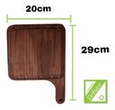 Ver imagem 6 de Kit 10 Tabua de Corte Madeira Rustica Hamburguer Cozinha Top
