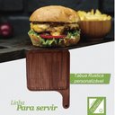 Ver imagem 4 de Kit 10 Tabua de Corte Madeira Rustica Hamburguer Cozinha Top