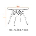 Ver imagem 2 de Mesa Infantil Montessoriana 60cm Florida Kids Fratini