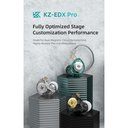 Ver imagem 2 de Fone de Ouvido KZ EDX Pro com Microfone - Cristal