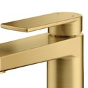 Ver imagem 2 de Torneira Misturador Monocomando Docol Argon 90008477072 de Bancada Ouro Escovado