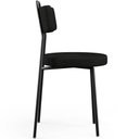Ver imagem 7 de Kit 06 Cadeiras Decorativas Estofada Para Sala De Jantar Barcelona L02 Poliéster Preto - Lyam Decor