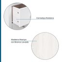 Ver imagem 5 de Cômoda 6 Gavetas em Madeira Maciça Nest