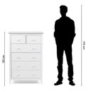 Ver imagem 6 de Cômoda 6 Gavetas em Madeira Maciça Nest