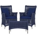 Ver imagem 1 de 2 Poltronas e 1 Mesa Igapó em Alumínio Pintura Fendi Corda Náutica Estofado 10