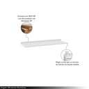 Ver imagem 3 de Tampo para Balcão de Cozinha com Roda Pé Torfi 160cm Mdp/bp Branco G96 - Gran Belo