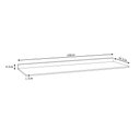 Ver imagem 4 de Tampo para Balcão de Cozinha com Roda Pé Torfi 160cm Mdp/bp Branco G96 - Gran Belo