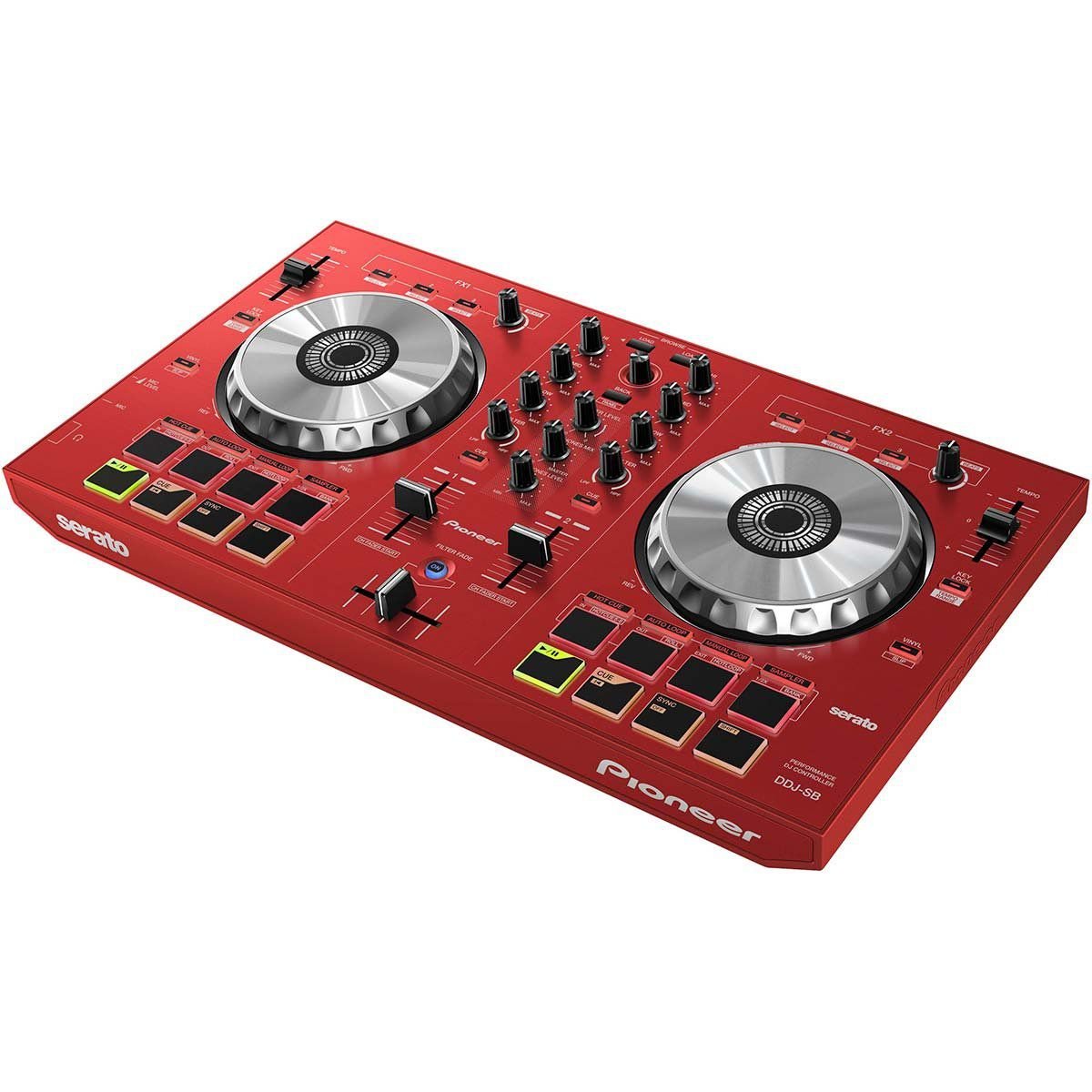 Controladora DJ c/ USB DDJSB Vermelha - Pioneer DDJ-SB-R
