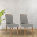 Ver imagem 2 de Cadeira para Mesa de Jantar Jogo de 2 Cadeiras Mdf Fernanda Wood Cimol Madeira/grafite