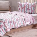 Ver imagem 1 de Kit Colcha Casal Ultra Lisse Kids New Rolinho 210x230cm Kittens