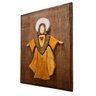 Quadro Artesanal Decorativo Madeira Sagrado Coração 30x40 Tabua - 3
