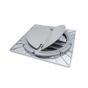 Ver imagem 3 de Ralo Grelha Anti-inseto Automático Inteligente Quadrado 15x15cm Banheiro Lavatório Cromado Abs