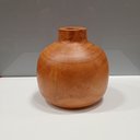 Ver imagem 4 de Vaso Decorativo de Madeira Natural 17x17x17cm Enfeite Sala Mesa Estante Aparador