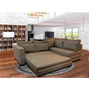 Ver imagem 1 de Sofá de Canto SFC_MM 05 que se Transforma em Sofá Cama de Casal Resistente e Confortável em Sarja