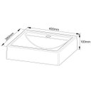 Ver imagem 2 de Kit Gabinete Balcão e Espelheira de Banheiro Marina Mármore Branco