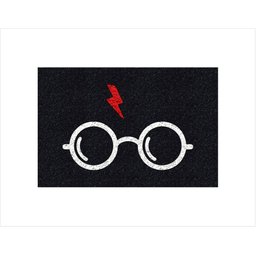 Tapete Capacho Vinil Geek Harry Potter - 60x40 (Oculos) - 2