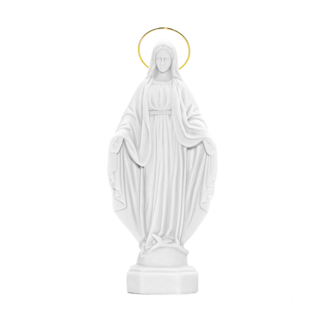 Imagem Nossa Senhora Das Graças com Auréola Ouro M 20cm