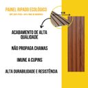 Ver imagem 5 de Painéis Ripados WPC 9mm Tabaco 290x15cm - Revestimento Decorativo Parede Sala Quarto Cozinha