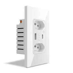 Tomada Inteligente Wi-fi + Ble Dupla 10a Entrada Usb/usb-c - 4