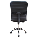 Ver imagem 3 de Cadeira Escritório Ergonômica Nr17 Preta Home Office Executiva Giratória Rodízios Cromada Esteirinha