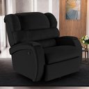 Ver imagem 7 de Poltrona do Papai Reclinável Napoli Glider Giratória Massagem Pu Preto Fh1