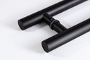 Ver imagem 3 de Puxador H Tubular 32mm x 300mm x 450mm Inox Preto
